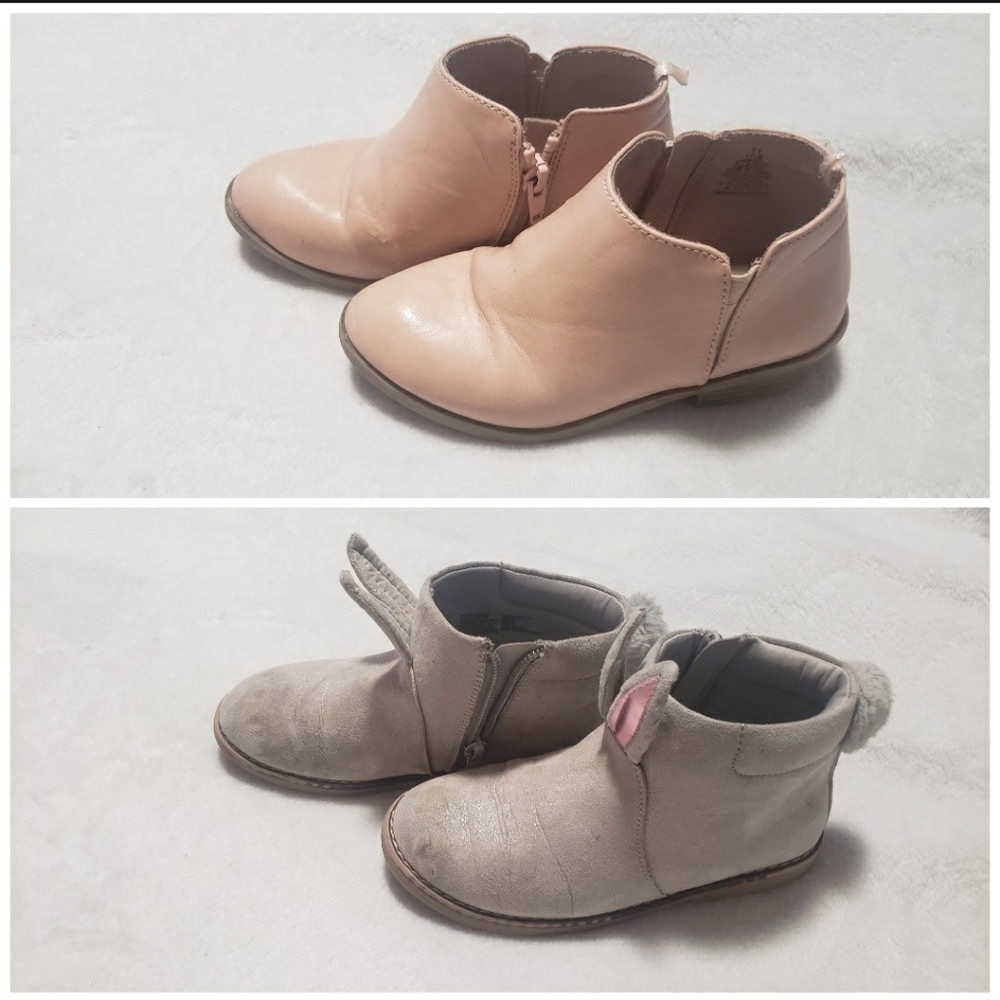 2 Pairs of Girls Boots Sizes 11 & 12
